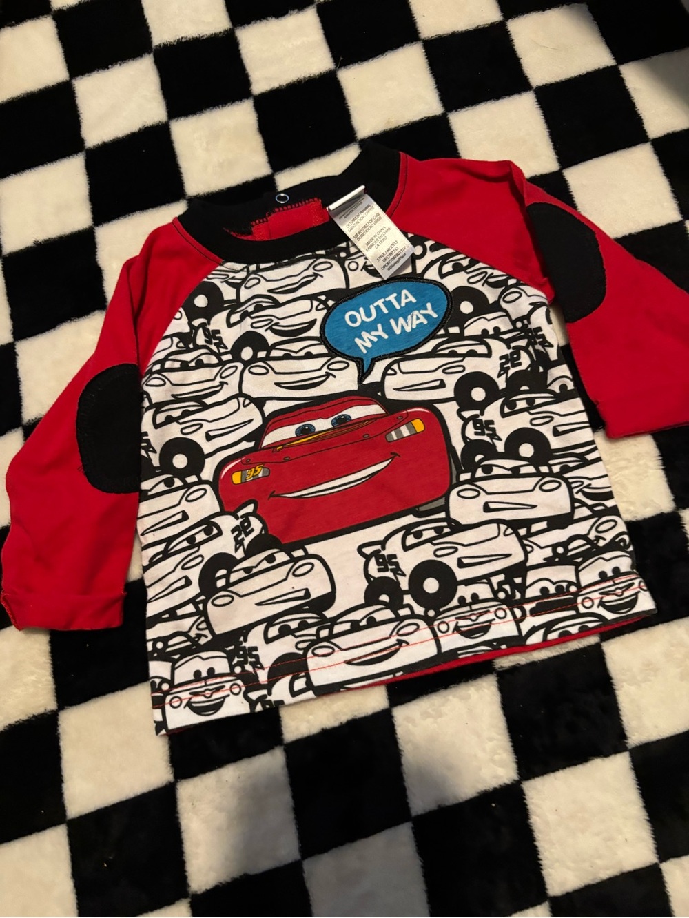 0/3 Disney Pixar cars long sleeve shirt